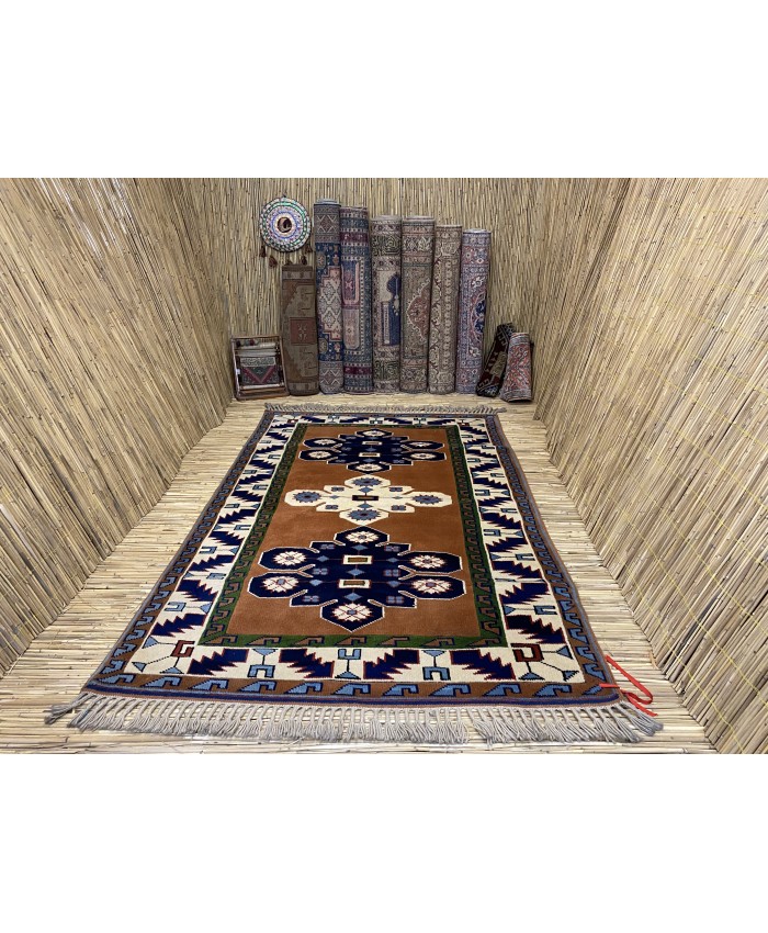 Turkish Kars Nomadic Handmade Wool on Wool Carpet – FREE SHIPPING..!